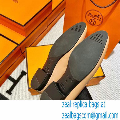 Hermes Leather royal Loafers tan