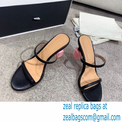 Loewe Nail polish sandals Black/Pink 2022