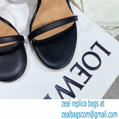 Loewe Nail polish sandals Black/Pink 2022