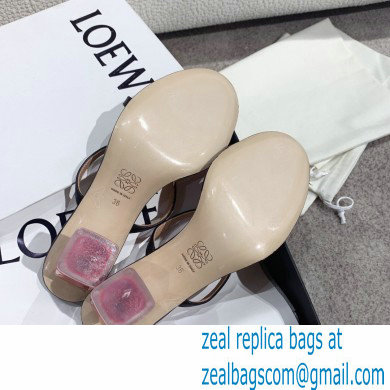 Loewe Nail polish sandals Black/Red 2022