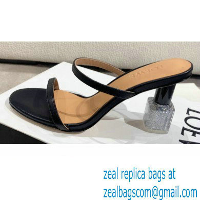 Loewe Nail polish sandals Black/Silver 2022