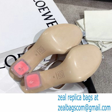 Loewe Nail polish sandals White/Pink 2022