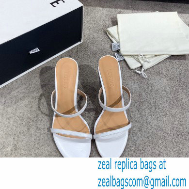 Loewe Nail polish sandals White/Silver 2022