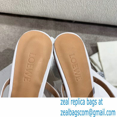 Loewe Nail polish sandals White/Silver 2022 - Click Image to Close