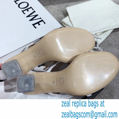 Loewe Nail polish sandals White/Silver 2022 - Click Image to Close