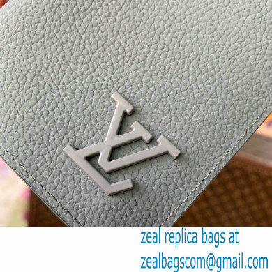 Louis Vuitton Aerogram leather Brazza Wallet Gray