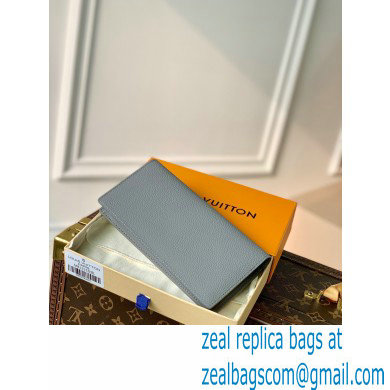 Louis Vuitton Aerogram leather Brazza Wallet Gray