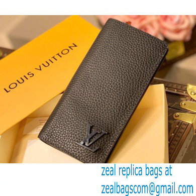 Louis Vuitton Aerogram leather Brazza Wallet M69980 Black