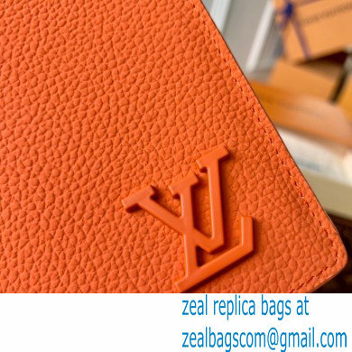Louis Vuitton Aerogram leather Brazza Wallet M81153 Orange - Click Image to Close