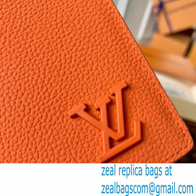 Louis Vuitton Aerogram leather Brazza Wallet M81153 Orange