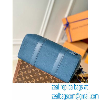 Louis Vuitton Aerogram leather City Keepall Bag Blue - Click Image to Close