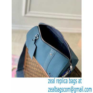 Louis Vuitton Aerogram leather City Keepall Bag Blue - Click Image to Close