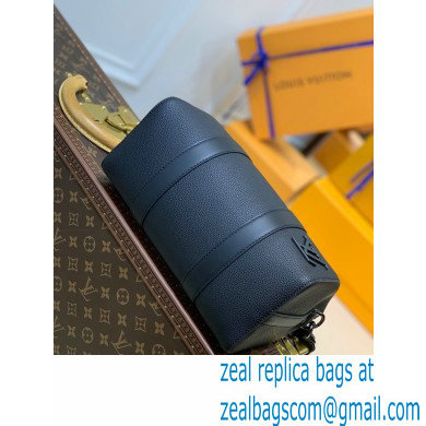 Louis Vuitton Aerogram leather City Keepall Bag M59255 Black - Click Image to Close