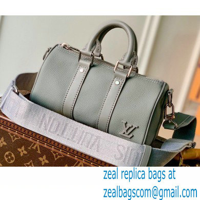 Louis Vuitton Aerogram leather Keepall XS Bag Gray - Click Image to Close