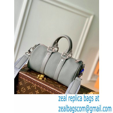 Louis Vuitton Aerogram leather Keepall XS Bag Gray