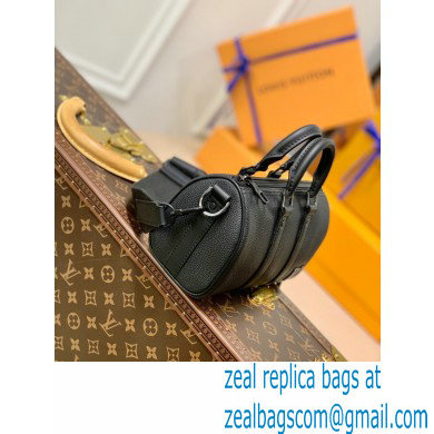 Louis Vuitton Aerogram leather Keepall XS Bag M80950 Black