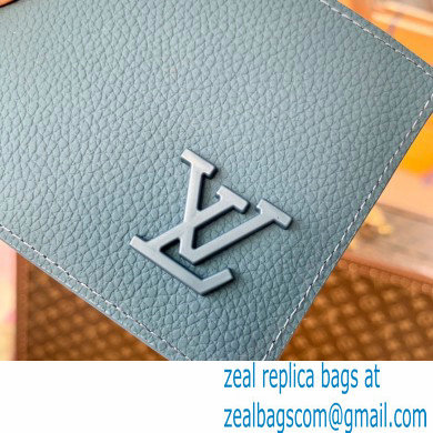 Louis Vuitton Aerogram leather Multiple Wallet Blue - Click Image to Close