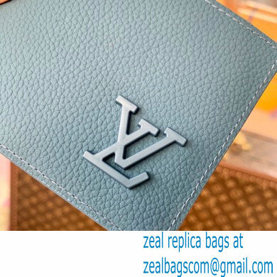 Louis Vuitton Aerogram leather Multiple Wallet Blue