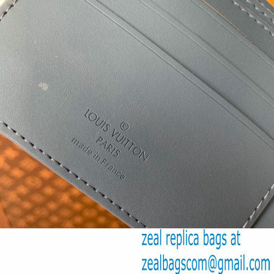 Louis Vuitton Aerogram leather Multiple Wallet Blue