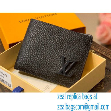 Louis Vuitton Aerogram leather Multiple Wallet M69829 Black - Click Image to Close