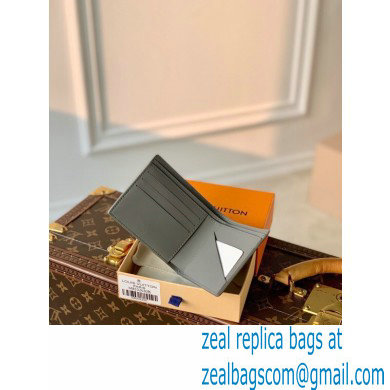 Louis Vuitton Aerogram leather Multiple Wallet M81026 Gray