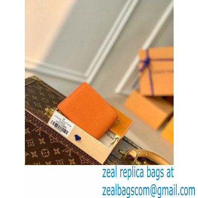 Louis Vuitton Aerogram leather Multiple Wallet Orange