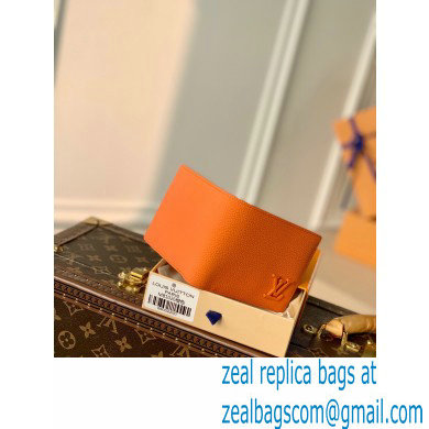 Louis Vuitton Aerogram leather Multiple Wallet Orange - Click Image to Close