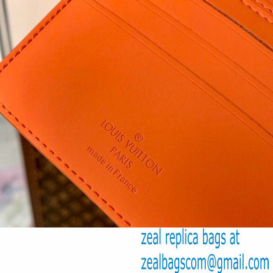 Louis Vuitton Aerogram leather Multiple Wallet Orange