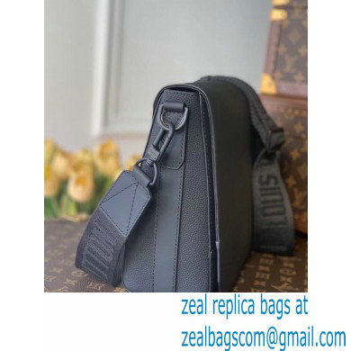 Louis Vuitton Aerogram leather New Messenger Bag M57080 Black