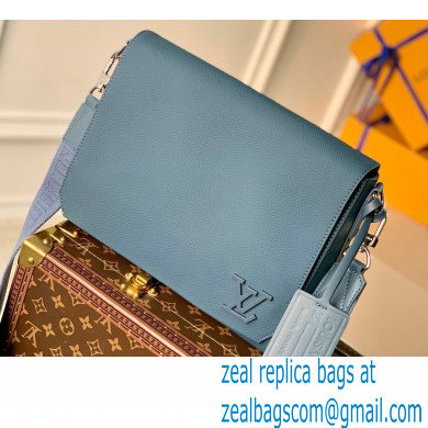 Louis Vuitton Aerogram leather New Messenger Bag M59327 Blue
