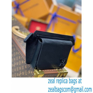 Louis Vuitton Aerogram leather New Sling Bag M57081 Black