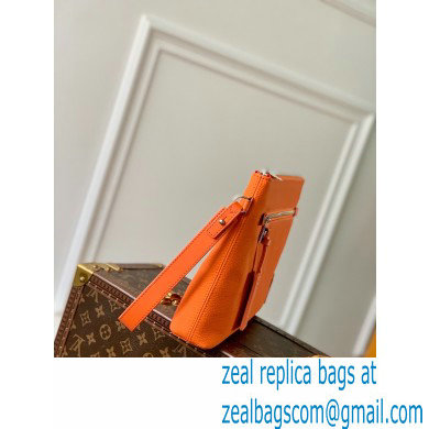 Louis Vuitton Aerogram leather Pochette Ipad Pouch Bag Orange