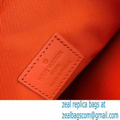 Louis Vuitton Aerogram leather Pochette Ipad Pouch Bag Orange