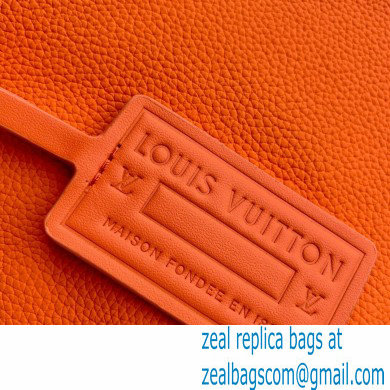 Louis Vuitton Aerogram leather Pochette Ipad Pouch Bag Orange