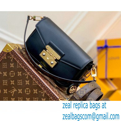 Louis Vuitton Calfskin Leather Swing Bag M20393 Black