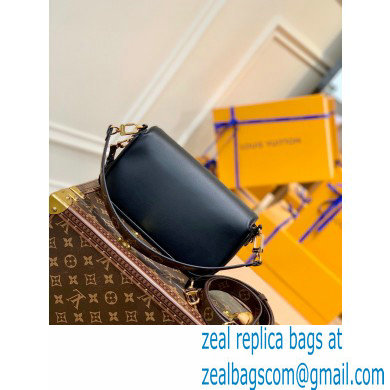Louis Vuitton Calfskin Leather Swing Bag M20393 Black