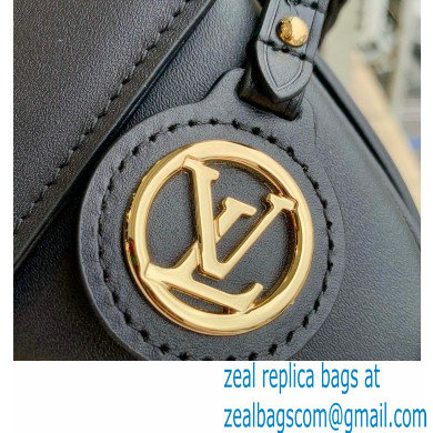 Louis Vuitton Calfskin Leather Swing Bag M20393 Black - Click Image to Close