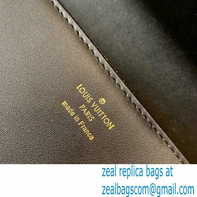 Louis Vuitton Calfskin Leather Swing Bag M20393 Black - Click Image to Close