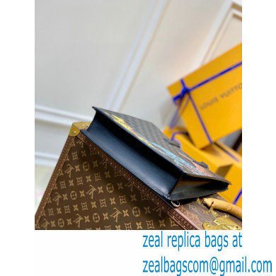 Louis Vuitton Damier Graphite canvas Sac Plat Cross Bag wild animals print N45276 - Click Image to Close