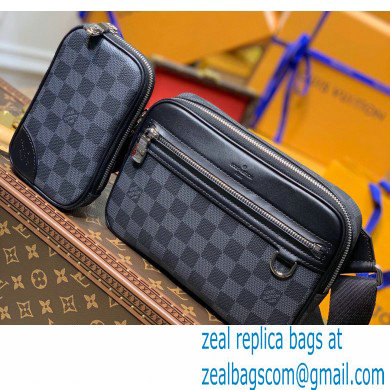 Louis Vuitton Damier Graphite canvas Scott Messenger Bag N50018 - Click Image to Close