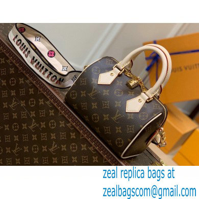 Louis Vuitton Monogram Canvas Speedy Bandouliere 20 Bag M45957 Black - Click Image to Close