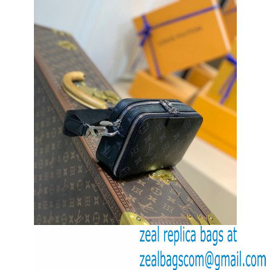 Louis Vuitton Monogram Eclipse canvas Alpha Wearable Wallet Bag M80741 - Click Image to Close