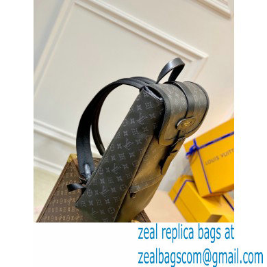 Louis Vuitton Monogram Eclipse canvas Saumur Backpack Bag M45913