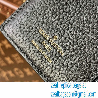 Louis Vuitton Monogram Empreinte Leather Clea Wallet Embroidered M81139 Black