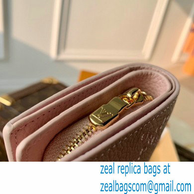 Louis Vuitton Monogram Empreinte Leather Clea Wallet Embroidered M81212 Pink - Click Image to Close