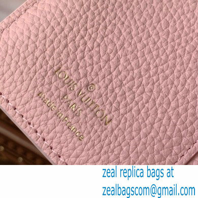 Louis Vuitton Monogram Empreinte Leather Clea Wallet Embroidered M81212 Pink
