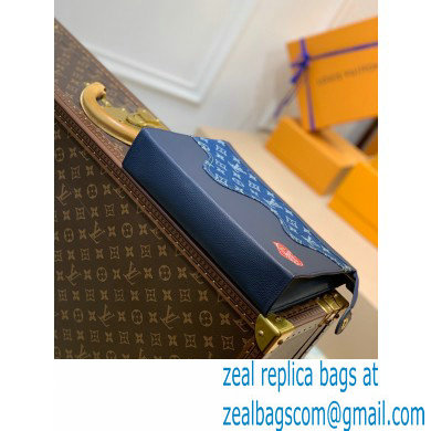 Louis Vuitton Monogram denim Pochette Voyage MM Bag M45961 Blue