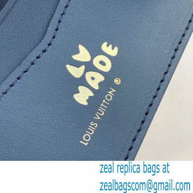 Louis Vuitton Monogram denim Slender Wallet Blue