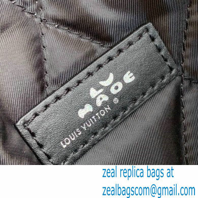 Louis Vuitton Monogram denim Trio Pouch Bag M81013 Black