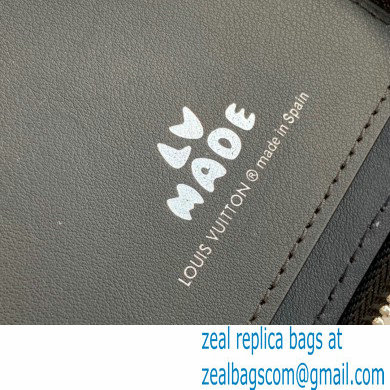 Louis Vuitton Monogram denim Zippy Wallet Vertical Black